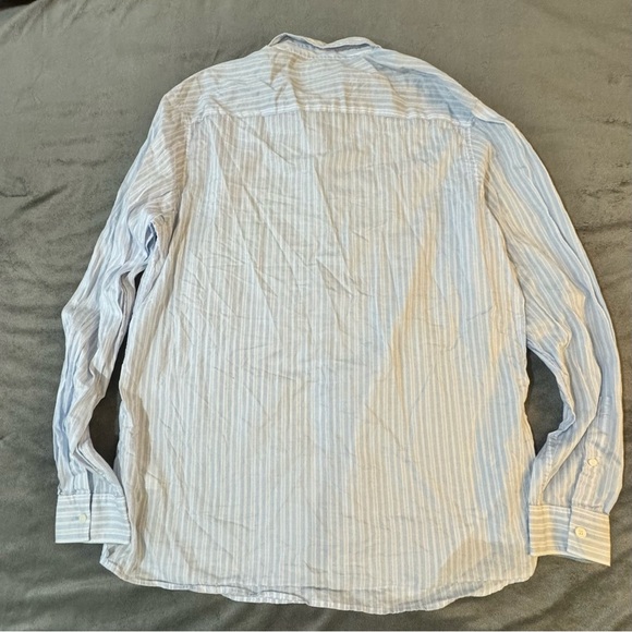 Calvin Klein Blue and White Casual Button Down Shirt
#1101 - Picture 6 of 6